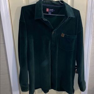 Men’s Chaps Heavy Velour-Like Shirt